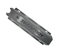TradeTidy Silicone/Mastic Gun Holder, Accessories for Workshop, Van, and Garage Storage, Made from 1.5mm Super Strong Steel, Rounded Edges for Safety, 100mm Wide x 345mm Long x 65mm Deep, Grey