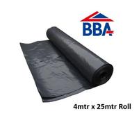 Tradewise Bba Approved 1200G/300Mu Dpm Membrane 4Mtr X 25Mtr Roll