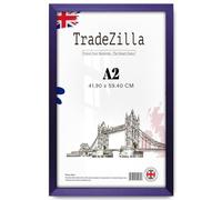 TradeZilla A2 Purple Poster Frame 42 x 59.4 cm - Vibrant purple frame for posters, artwork, or photos. Fun, colourful choice for kids’ rooms, studios, or creative spaces. (Purple)