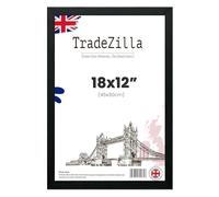TradeZilla | Black 457.2 x 304.8 mm Engineered Wood Poster Frame 18 x 12 Art Prints, Photos Holiday Gifts& Home Décor 30.48 x 45.72 cm [ Black ]