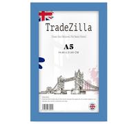 TradeZilla | Eton Wood Picture Frame A5 (14.80 x 21.00 CM) Decorative Wall Décor for Poster Art Gallery, Home & Office, Durable MDF Wood Poster Frame with Sleek Finish [ Blue ]