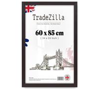 TradeZilla | MDF Picture Frame (60 x 85 CM) Wall Décor & Room Interior Art Frame, Hanging Hooks for Vertical & Horizontal Display, Sturdy MDF Wood [ Mahogany ]