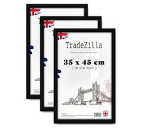 TradeZilla pack of 3 Black (35 x 45 CM) Wall Art,Print, Retro 350 x 450 mm Decor for Home & Office, Perfect for Bedroom & Living Room Décor 18X14 Inch [ Black ]