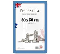 TradeZilla | Poster/Picture Frame (30 x 50 CM) Stylish Wall Gallery & Room Interior Art Frame, MDF Wood Finish, Elegant Design for Modern Spaces [ Blue ]