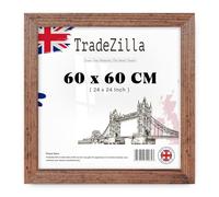 TradeZilla | Rustic 1' 12" x 1' 12" Poster Frame (60 x 60 CM) Museum Quality, Ideal for Art Enthusiasts, Ready to Hang High-Definition Prints 24 x 24 Inch [ Rustic ]