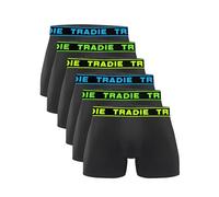 TRADIE Mens 6pk Viscose derived from Bamboo Fitted Boxer Brief, Beachfront, XXL