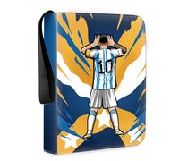 Trading Card Album for Football, 4 Pocket Binder Card Holder with 55 Removable Sleeves 440 Pocket, Trading Card Game Collection for Child and Adults Birthday Party Favor Gifts