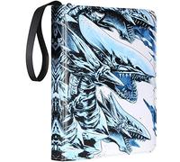 Trading Card Album for Yu-Gi-Oh Cards - 9 Pocket Card Holder Book with Sleeves Compatible with Yugioh Cards, Holds 720+ Cards