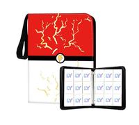 Trading Card Albums 900 Pockets, Heavy Duty Trading Card Binder Storage, Waterproof PU Card Folders with 50 Removable Sleeves, Collection Binder for Kids Adult Gifts (RED)