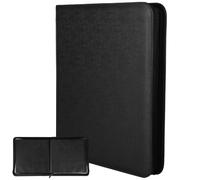 Trading Card Binder 12 Pocket, Side Loading Card Holder for 480 Cards, PU Leather Storage, Compatible with Various Card Games, Pocket Layout for Collectors, Multi Color Options