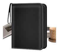 Trading Card Binder - 27.5 x 5.5 x 33.5 cm Trading Card Storage Binder with 50 Removable Sleeves | Zipper Collectible Toys Photocard Holder Organizer For Football Soccer Album Sports
