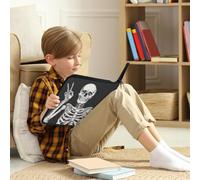 Trading Card Binder 4 Pocket Day Of The Dead Skull Pattern Cards Binder Holder Folder Card Album with Removable Sleeves Waterproof Card Book with Zipper 50 Page 400 Card Capacity