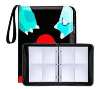 Trading Card Binder 4-Pocket PU Trading Card Album, 400 Pockets Card Album Folder, Waterproof Card Collection Folder Book, Zipper Cards Binder Album for MTG, TCG, Sports & Game Cards