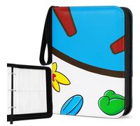 Trading Card Binder 440 Pockets, 4-Pocket Card Holder with 55 Sleeves Blue
