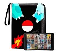 Trading Card Binder, Card Binder Storage 9 Pocket, 900 Pockets Card Holder Binder, Detachable Card Folders for Trading Cards, Trading Card Albums Collection Binder for Kids Adult Gifts (Black)
