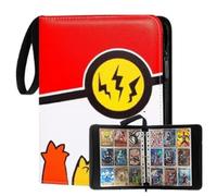 Trading Card Binder, Card Binder Storage 9 Pocket, 900 Pockets Card Holder Binder, Detachable Card Folders for Trading Cards, Trading Card Albums Collection Binder for Kids Adult Gifts (Red)