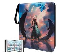 Trading Card Binder for One Piece Zoro Cards,9 Pocket with 60 Sleeves up to 1080 Cards One Piece TCG Card Binder,Waterproof Card Storage Bag with Sleeves,One Piece Zoro for Card Display Case