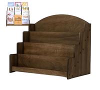 Trading Card Display - 4-Tier Postcard Organizer - Card Display Rack | for Desktop Table Sign Picture Party Business Cupcake Book Photo Dessert Perfume