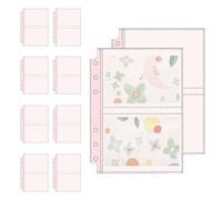 Trading Card Folder, A5 A6 Waterproof 10 Sheets Photo Book Cards Display Folder for Children, Adults, Collectors, Photo Envelopes, Photo Cards, Tickets, Home, Office and School