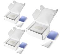 Trading Card Grading kit, 1 Storage Box, 25 semi-Rigid Card Holder and 50 Penny Sleeves (3-Set)