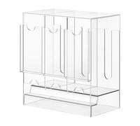 Trading Card Organizer - Card Pack Dispenser for Storage and Display | Acrylic 3 Slot Deck Case with Protective Function, for Collection, Container Shelf, Home, Box Organizer
