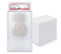 Trading Card Shipping Protectors for Graded Cards, PSA CGC BGS Graded Cards Shipping Protection Foam Bags - 50 Pack