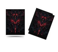 Trading Card Sleeves - 100 Count - Glossy Art Back & Clear Front (66 x 92 mm) - Fits Standard Cards, MTG, Sports & Collector Decks