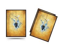 Trading Card Sleeves - 100 Count - Smooth Matte Art Back & Clear Front (66 x 92 mm) - Fits Standard Cards, MTG, Sports & Collector Decks - Void Talisman