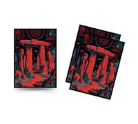 Trading Card Sleeves - 100 Count - Smooth Matte Art Back & Clear Front (66 x 92 mm) - Fits Standard Cards, MTG, Sports & Collector Decks - Eclipse Gate