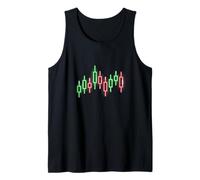 Trading Chart, Japanese Candlestick Stock Chart, for Trader Tank Top