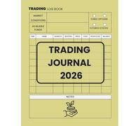 Trading Journal 2026: Stock Market Trade Tracker and Investment Notebook
