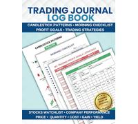 Trading Journal Log Book: For Stocks, Options, Futures, Forex, Crypto, Day Traders with Morning Checklist, Bullish & Bearish Pattern Indicators & Trade Strategy Planner