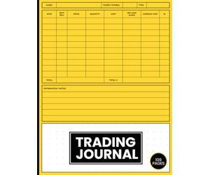 Trading Journal: Stocks, Forex, Options and Crypto Trading Log Book for Organised Traders | Record up to 1000 Trades.