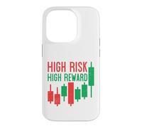 Trading Motivation - High Risk High Reward Distressed Trader Case for iPhone 14 Pro