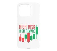 Trading Motivation - High Risk High Reward Distressed Trader Case for iPhone 15 Pro