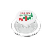 Trading Motivation - High Risk High Reward Distressed Trader PopSockets PopGrip for MagSafe