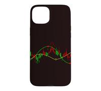 Trading Stock Crypto Chart, Japanese Candlestick, For Trader Case for iPhone 15 Plus