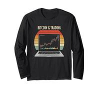 trading trader sats blockchain finance money market Bitcoin Long Sleeve T-Shirt