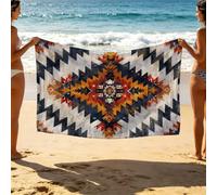 Tradition Beach Towel 80 x 60 Inch, Sand Free Nationality Beach Towels Oversized 200x150 cm Lightweight Quick Dry for Women Men als Yoga Swimming Pool Bath Towel Vacation Travel Essentials SLJT-4338
