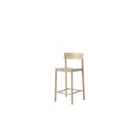 &Tradition Betty TK12 Counter Chair Lacquered Oak/Natural Linen Wicker