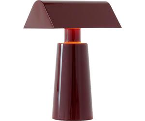 &Tradition - Caret MF1 Table Lamp Portable, Dark Burgundy - Dark Burgundy