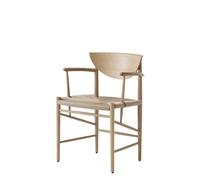 &Tradition Drawn HM4 Dining Chair with Armrests Oiled Oak