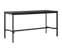 &Tradition - Drip HW62 Bar Table 80x190x95 cm, Black Laminate / Black - Black