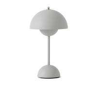 &Tradition Flowerpot portable table lamp VP9 matte light grey