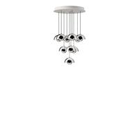 &Tradition - Flowerpot VP10 Chandelier 10 Lamps Ø53 Chrome - Chrome