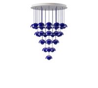 &Tradition - Flowerpot VP10 Chandelier 31 Lamps Ø89 Cobalt Blue - Cobalt Blue