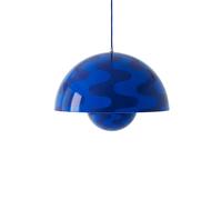 &Tradition Flowerpot VP2 Pendant Cobalt Blue/Twilight Blue Pattern