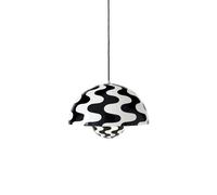 &Tradition FlowerPot pendant big VP2 Black-white pattern
