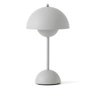 &Tradition - Flowerpot Vp9 Table Lamp Portable, Light Grey - Light Grey
