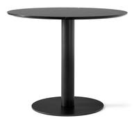 &Tradition - In Between SK11 Table 90cm, Black Marble / Black - Black